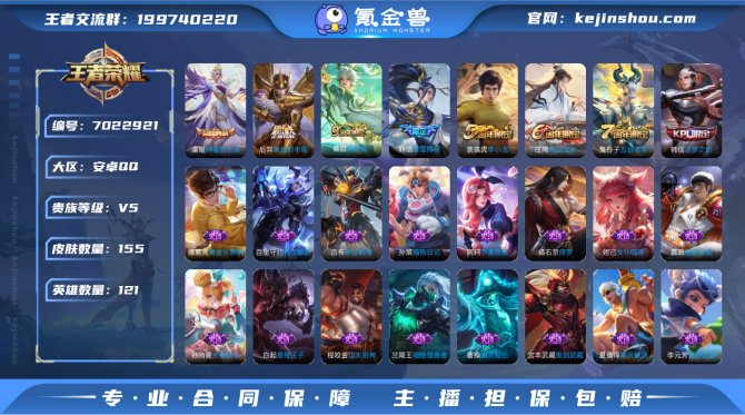 【金标莱西奥】贵族等级:V5 皮肤价值:1...