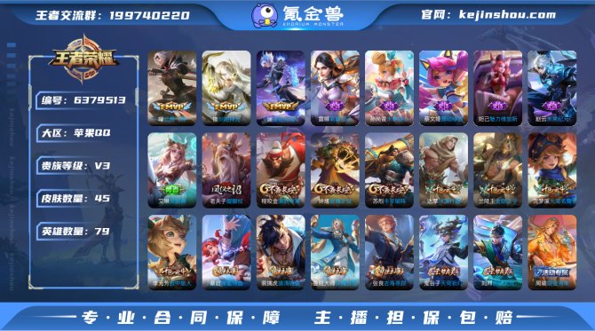 【V3 3传说 澜镜曜FMVP】45皮肤-...