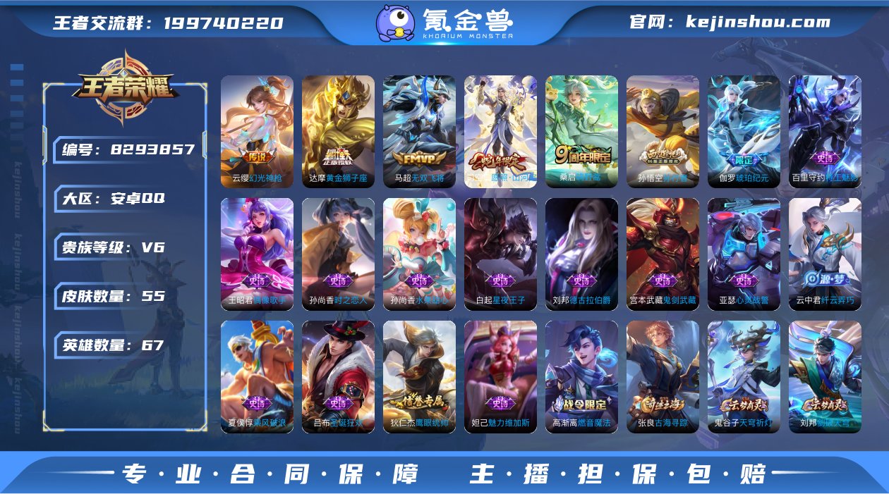 实名: 可修改 贵族等级: V6 英雄数:...