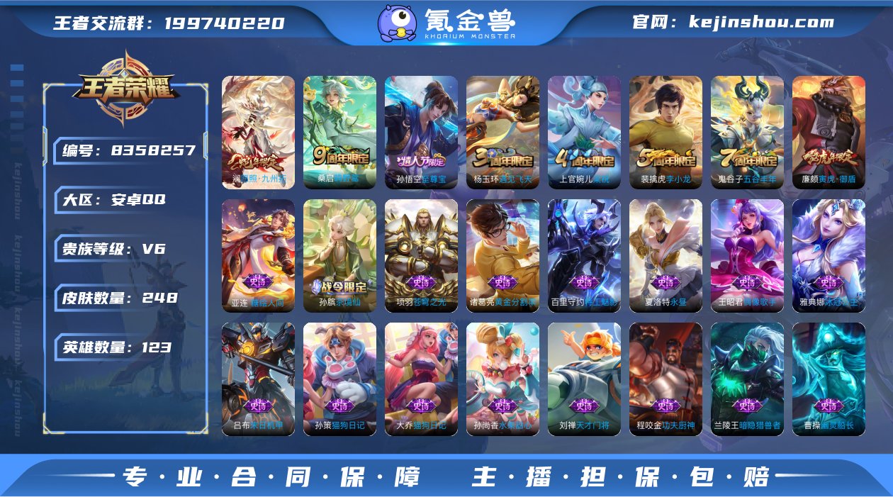 DYW12113+-248皮肤-123英雄...