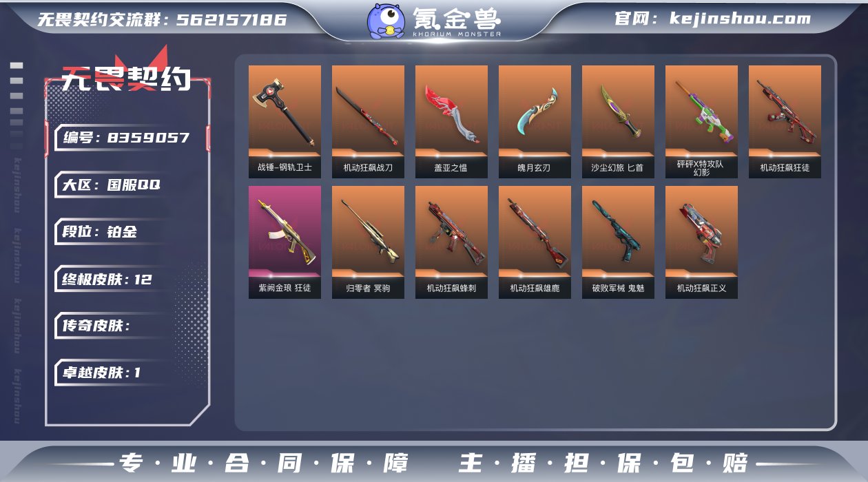 【WW470】终极*12/卓越*1/皮肤*...