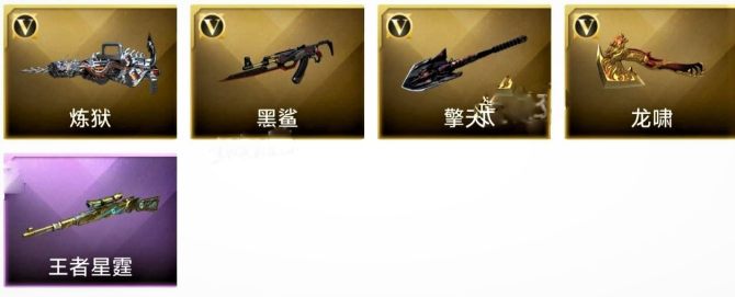 实名: 可修改 V武器数: 4 王者武器数...