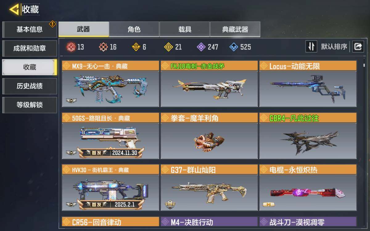 实名: 可修改 段位: 大师 典藏枪械: ...
