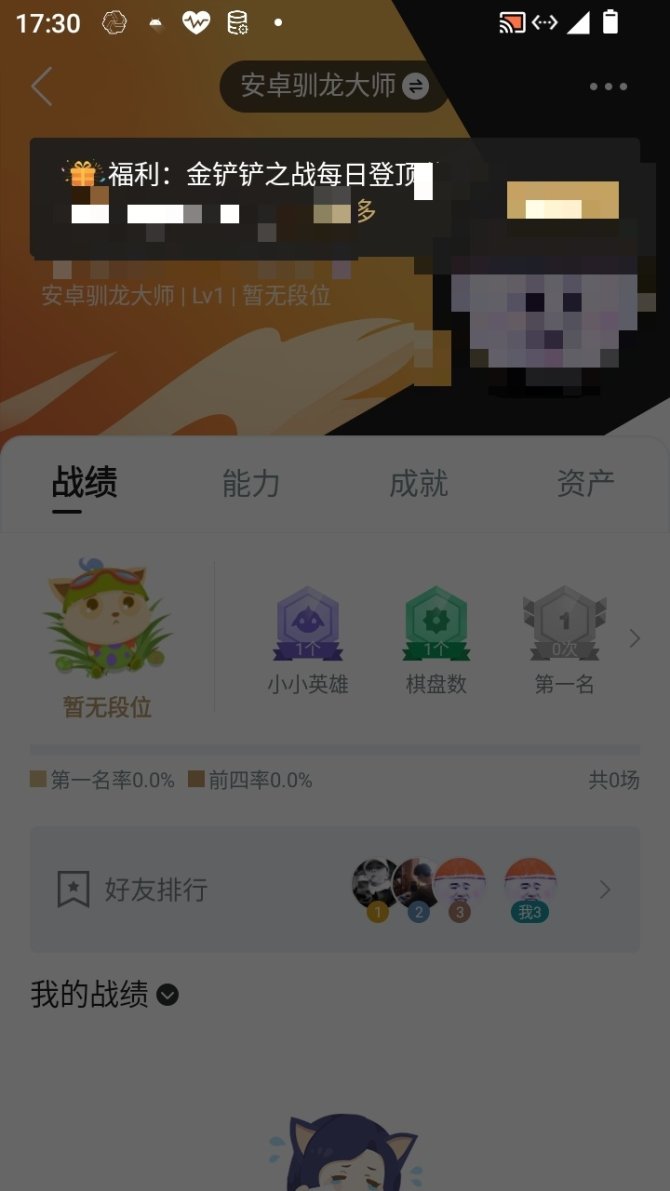 实名: 可修改 小小英雄数量: 1 竞技场...