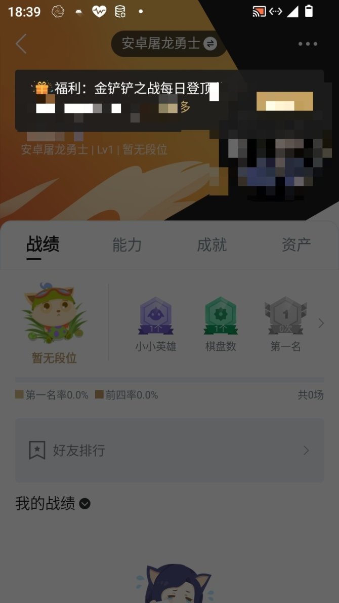 实名: 可修改 小小英雄数量: 1 竞技场...