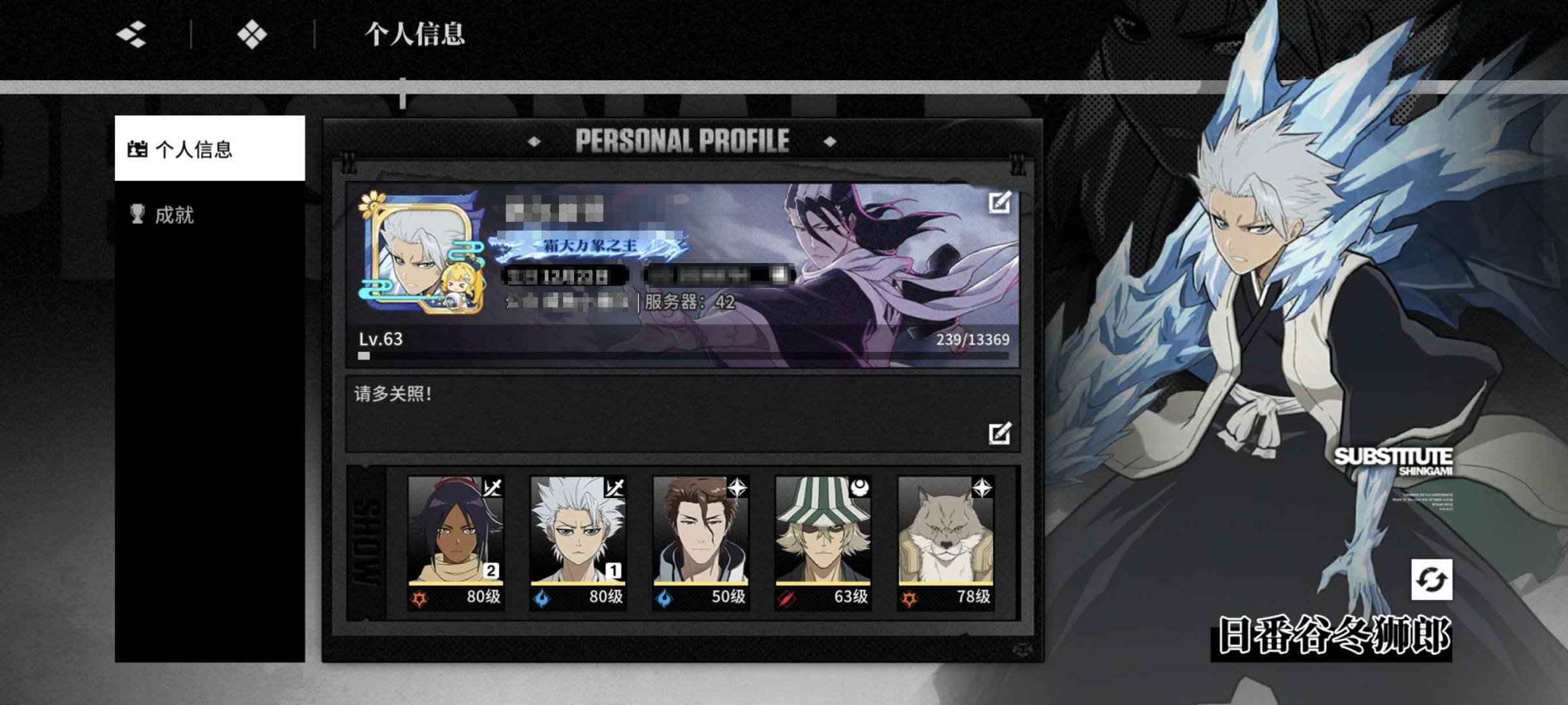 卖家说:1+1冬狮郎，0+1蓝染，2+2夜...