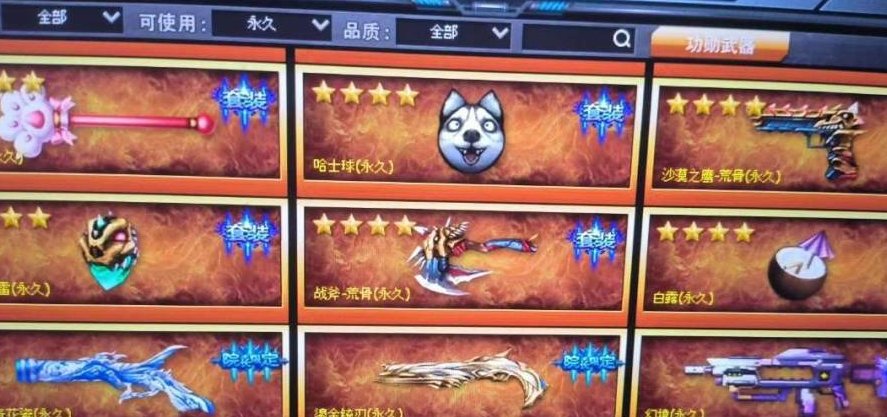 卖家说:三切波塞冬，两套切，七五星，金甲，...