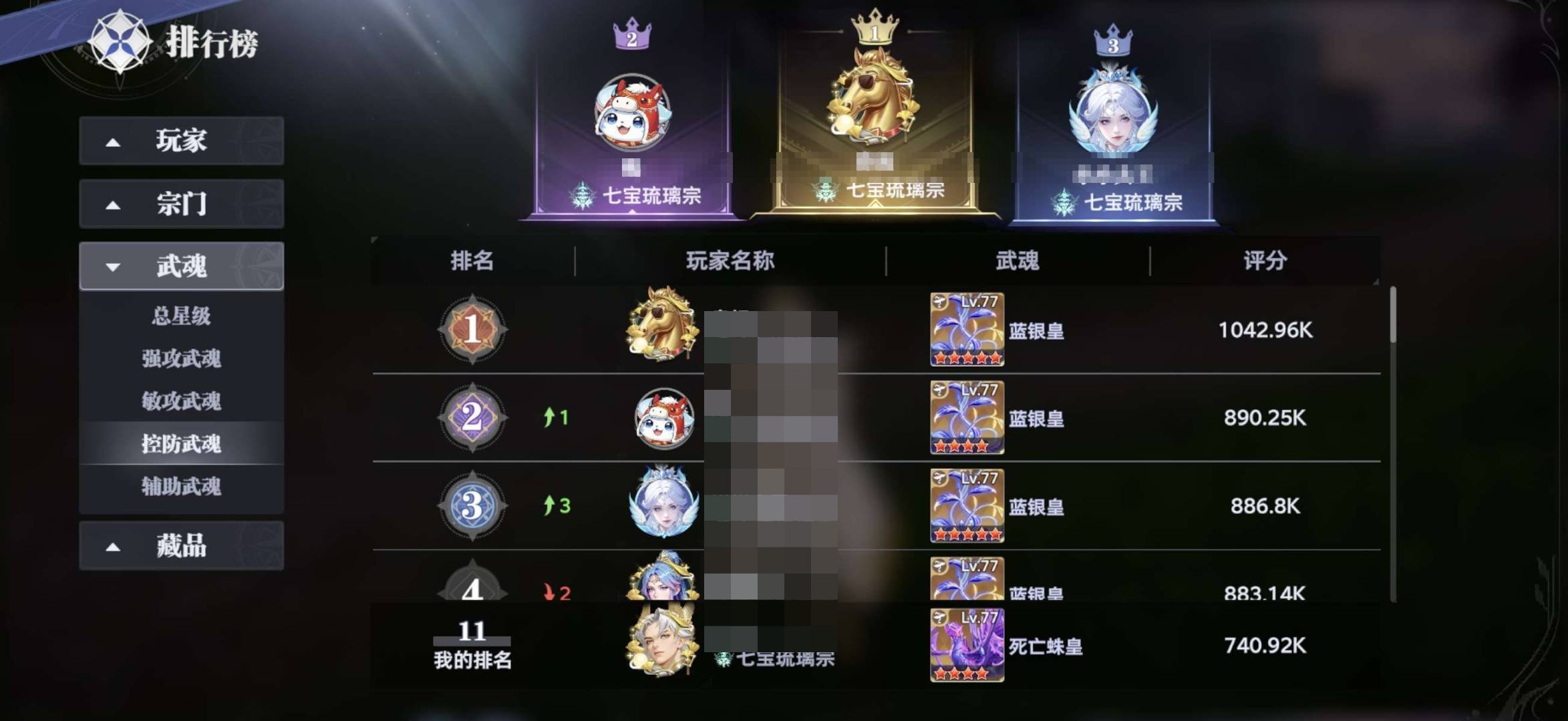 角色等级:76 评分:3400 昊天锤，九...